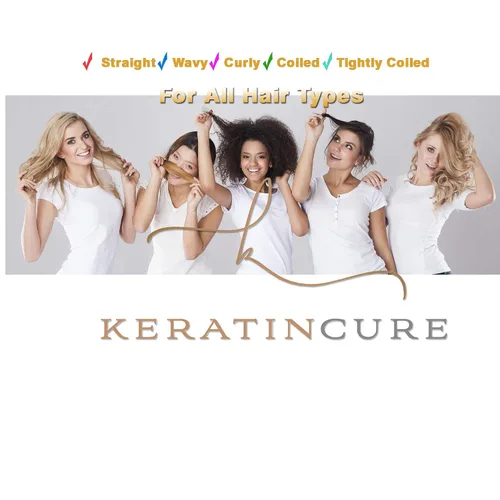 Vista 5 de Keratin Cure El mejor tratamiento para el cabello Gold & Honey Bio-Brazilian 5 Oz Niños, Hombres, Mujeres, Adolescentes, Sedoso, suave, libre