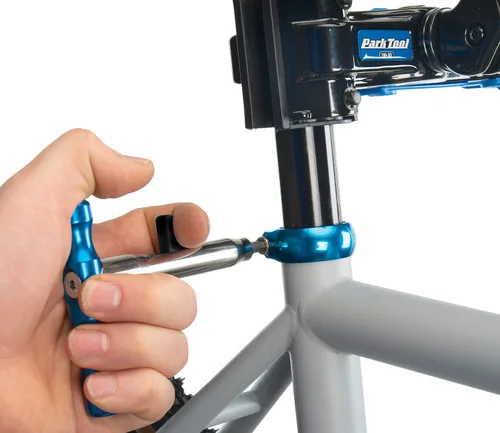 Vista 4 de Park Tool, One Size QTH-1 - Juego de destornilladores de broca de cambio rápido, azul/plateado herramientas manuales para bicicleta