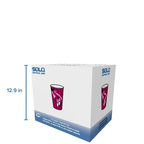 Vista 2 de Tazas para bebidas calientes, de SOLO, Granate, 300