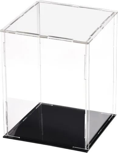 Vista 26 de DMiotech 1 caja de exhibición de acrílico transparente a prueba de polvo, 3.9 x 3.9 x 3.9 pulgadas para coleccionables