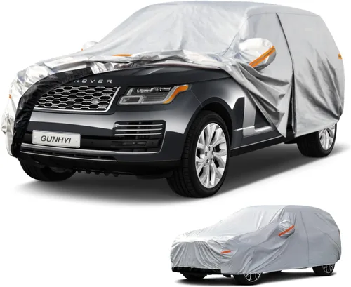Vista 20 de GUNHYI Funda para coche SUV de ajuste personalizado para BMW X5/X6 de 2007 a 2022, 6 capas de alta resistencia, cubierta exterior completa
