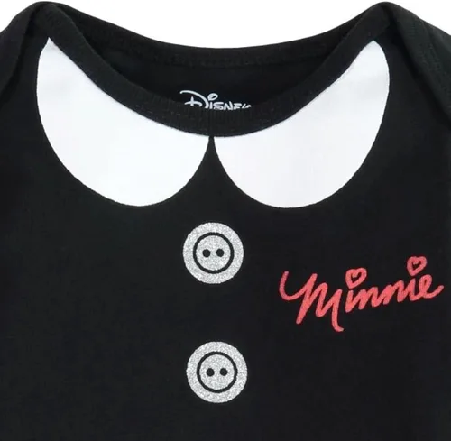 Vista 7 de Disney Minnie Mouse - Traje de cosplay para niñas pequeñas, tutú y diadema, conjunto de 3 piezas para recién nacido a bebé