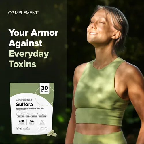 Vista 7 de Complemento Sulfora Sulforafane Suplemento con mirosinasa (30 porciones) 52mg Glucoraphanin from Broccoli Seeds, Kale & Quercetin - Antioxidant
