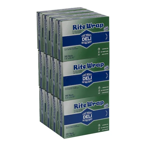 Vista 3 de Georgia-Pacific Dixie Rite-Wrap - Papel de cera seca ligera entrelazada por GP PRO (Georgia-Pacific), RW86W, blanco, 10.75 pulgadas de ancho x 7.5