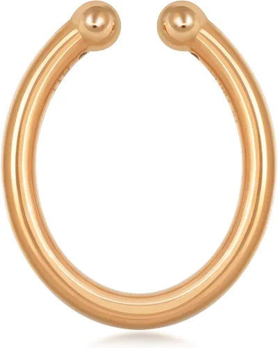 Vista 4 de Chow Sang Sang Lets Play - Aretes de aro individual de oro de 18 quilates para mujer 89764E se venden solos no pares