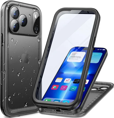 Vista 27 de Cozycase TOP - Funda impermeable militar IP68 para iPhone XR, resistente 360 a prueba de golpes, cuerpo completo, con protector de cámara