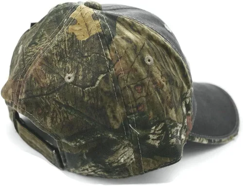 Vista 4 de Sombrero - RAM camuflaje desgastado bola Cap 3-D bordado con apliques
