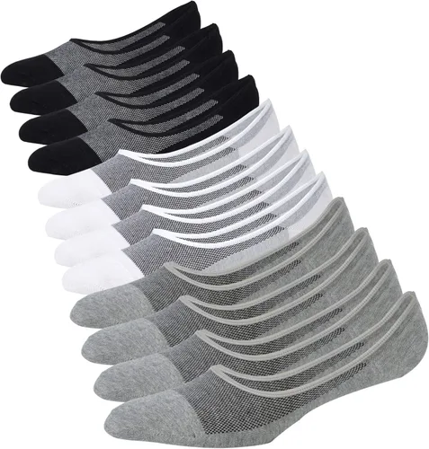 Vista 2 de Jormatt - Calcetines de algodón de corte bajo para hombre con agarres antideslizantes para hombre