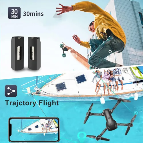 Vista 4 de DRONEEYE 4DV13 Drone with 1080P HD FPV Camera for Kids Adults,Remote Control Helicopter Quadcopter for Beginners boy Toys Gift,Waypoint