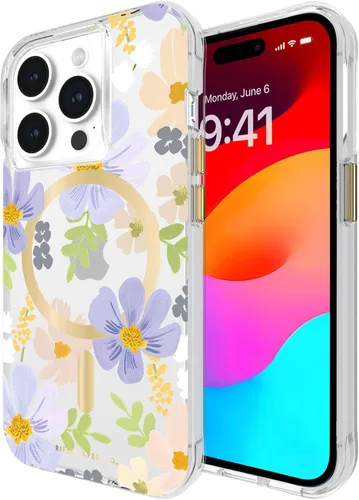 Vista 12 de Rifle Paper Co. Funda para iPhone 14 Pro [Compatible con MagSafe] [Protección contra caídas de 10 pies] Linda funda para iPhone de 6.1