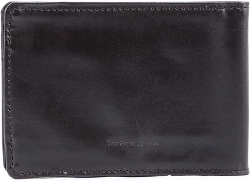 Vista 8 de Big Skinny Cartera delgada de cuero Acrobat con clip para dinero, con capacidad para hasta 20 tarjetas