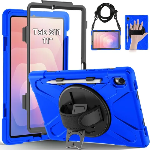 Vista 13 de Gerutek Funda para Samsung Galaxy Tab S6 Lite de 10.4 pulgadas 2024/2022/2020, funda protectora de cuerpo completo con protector de pantalla