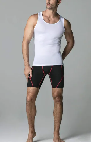 Vista 9 de ATHLIO Paquete de 3 camisetas sin mangas de compresión para hombre, para correr, baloncesto, entrenamiento, capa base