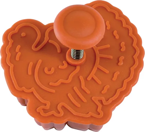 Vista 8 de R & M International estampador para panadería / galletitas / fondant, Acción de gracias, Plateado