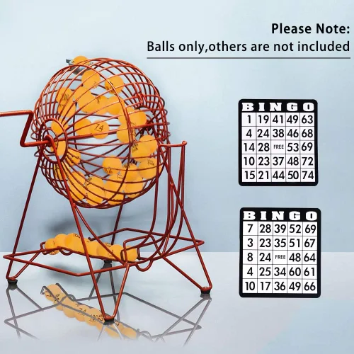 Vista 9 de SelfTek 100 pelotas de tenis de mesa numeradas para sorteo de cerveza pingpong de 1.575 in, bolas de lotería impresas con números