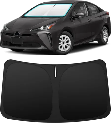 Vista 128 de INSAUTO Accesorios para parasol de parabrisas de ajuste personalizado para Acura RDX 2019-2026, parasol plegable para ventana delantera, reflector