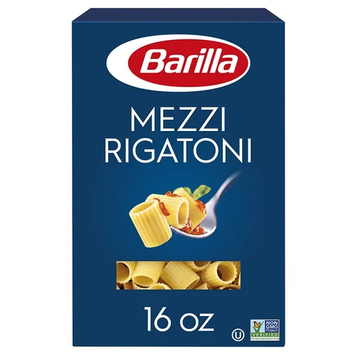 Vista 5 de Barilla, Mezzi Rigatoni Pasta, caja de 16 onzas (paquete de 3)