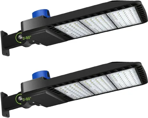 Vista 10 de ledmo Luz LED de estacionamiento de 100 W/120 W/150 W, 22500 lm, súper brillante, regulable, para exteriores, con sensor 3 en 1 con fotocélula