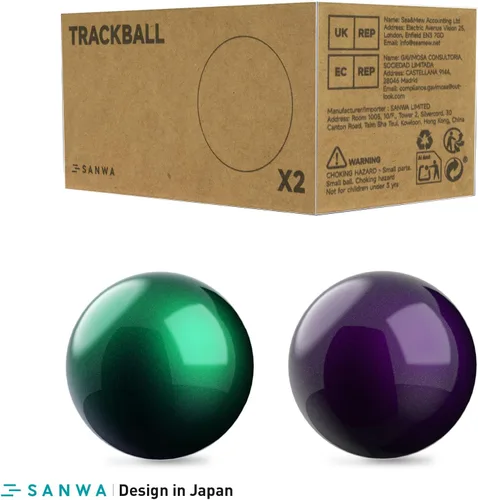 Vista 6 de SANWA Bola de seguimiento de 34mm/1.34pulgadas, Bola de repuesto para Logitech M575, M570, MX Ergo, Kensington TB450, TB550, Pro Fit Ergo y otros