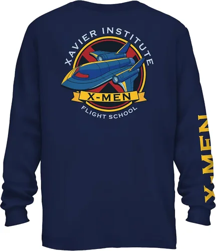 Vista 2 de Marvel X-men Xavier Institute Blackbird - Camiseta de manga larga para hombre