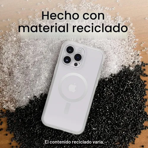 Vista 5 de OtterBox Funda para iPhone 14 Pro Max (SOLAMENTE) Serie Symmetry+ - Transparente, Ultra-Elegante, Se Ajusta a MagSafe, Bordes Elevados Protegen