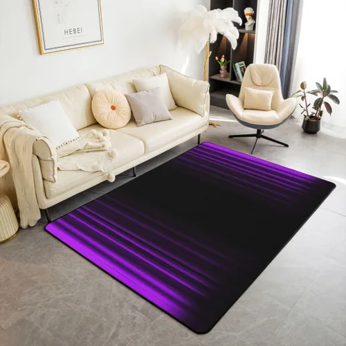 Vista 12 de jejeloiu Alfombra de área de hongos Kawaii de 4 x 5 pies para sala de estar, dormitorio, hongos salvajes, alfombra decorativa antideslizante