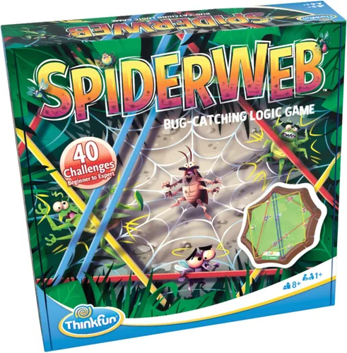 Vista 4 de Think Fun Spiderweb: un juego de lógica para atrapar errores para mayores de 8 años