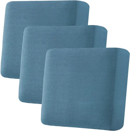 Vista 552 de H.VERSAILTEX Fundas de Cojín de Asiento Individuales Super Elásticas Fundas de Sofá Fundas de Cojín de Sofá Fundas Deslizables Juegos Tela de Sarga