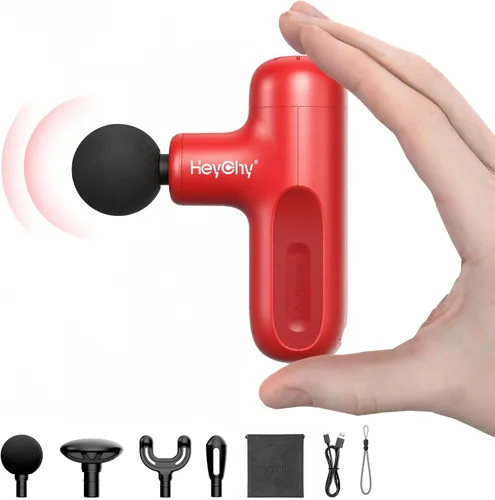 Vista 8 de HEYCHY Soporte para pistola de masaje para la espalda, compatible con la mayoría de pistolas de masaje súper mini, para áreas de difícil acceso