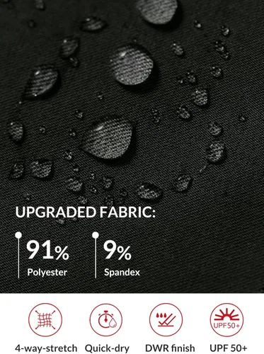 Vista 5 de BALEAF Pantalones cortos de 15 pulgadas de largo para mujer, pantalones cortos capri por debajo de la rodilla, ligeros, de secado rápido, cintura