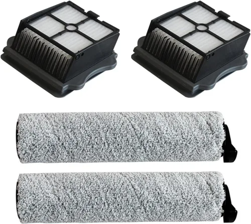 Vista 6 de Filtros Cepillos de Rodillo Partes de Aspiradora Compatible con Tineco Floor ONE S3 e IFloor 3 Cepillos de Rodillo Accesorios Elementos