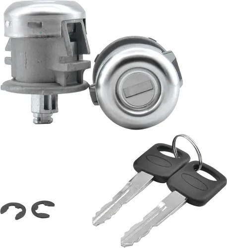 Vista 3 de Cilindro de cerradura de puerta con juego de llaves compatible con Ford F150 F250 F350 Super Duty 1997-2016 Reemplazo 7C3Z1521990A 7C3Z-1521990-A
