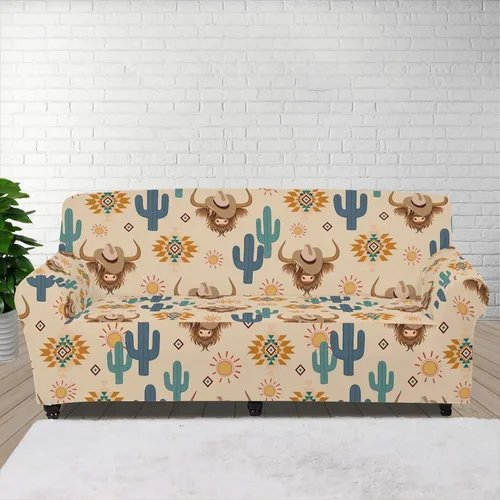 Vista 82 de ZOUTAIRONG Fundas elásticas para sofá con estampado de ramas de camuflaje 3D para sofá, funda para muebles de un solo cojín, decoración del hogar u