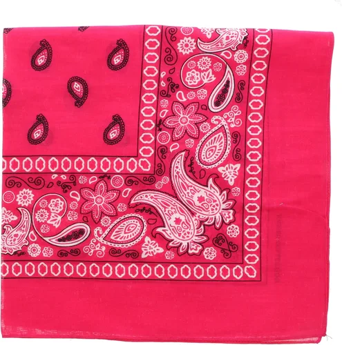 Vista 14 de Motique Accessories Bandana Paisley Extra Grande de 27x27 Pulgadas