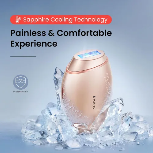 Vista 8 de AMIRO IPL Hair Removal with Ice-Cooling, Smart Skin Sensor & Auto-glide