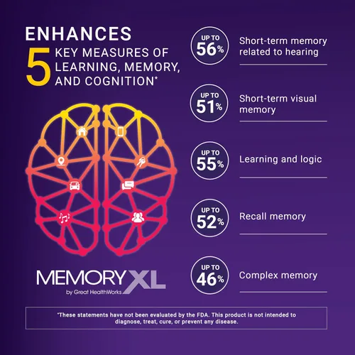 Vista 3 de MemoryXL, Treonato de Magnesio L: Suplemento cerebral para la memoria y la concentración; Magtein®, Fosfatidilcolina, Mezcla de vitaminas. Mejora