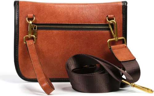 Vista 3 de Bolso de mano suave 3 en 1, bolso de mano de cuero para el pecho, bolso bandolera para hombres y mujeres