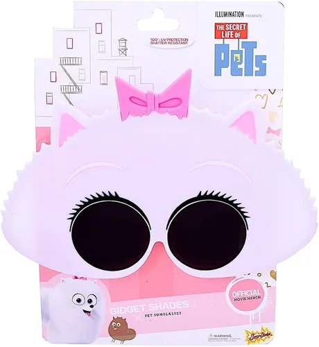 Vista 2 de Sunstaches Secret Life of Pets Gidget - Gafas de sol, recuerdos de fiesta, UV400