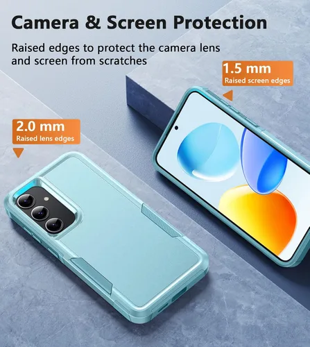 Vista 248 de FNTCASE Funda para iPhone 17 Pro: Fundas delgadas translúcidas de color azul claro compatibles con MagSafe, protección completa de la cámara
