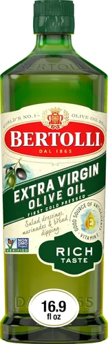 Vista 12 de Bertolli Aceite de oliva virgen extra, sabor rico, primer prensado en frío, 32 onzas líquidas