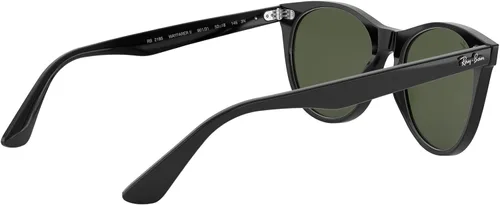 Vista 8 de Ray-Ban Gafas de sol redondas fotocromáticas Wayfarer Ii Evolve RB2185 para hombre Negro/G-15 Verde
