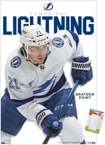 Vista 12 de Trends International NHL Tampa Bay Lightning - Póster de pared de la serie 23 de Brayden Point Versión enmarcada en blanco