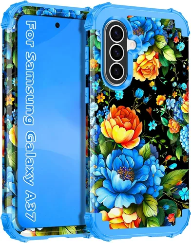 Vista 27 de Hekodonk Funda para Galaxy A17 5G, tres capas de protección resistente a prueba de golpes, plástico duro+silicona suave, funda protectora de cuerpo