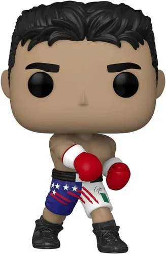 Vista 6 de Funko Boxeo - Oscar De La Hoya Pop! Figura de vinilo (incluye funda protectora compatible con caja Pop Box)