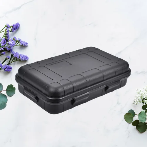 Vista 6 de Sosoport Large Multipurpose Outdoor Survival Storage Box Shockproof Tool Organizer for Adventurers and Explorers PP Material Emergency Kit Holder
