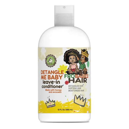Vista 3 de FroBabies Hair Detangle Me Baby Acondicionador sin enjuague 12oz