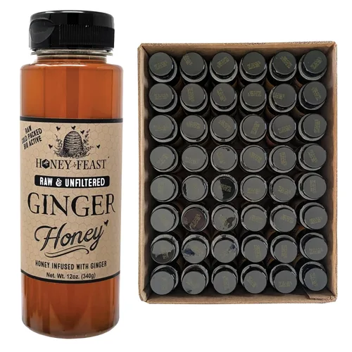Vista 61 de Honey Feast Flower Powered Allergy Blend 10 veces miel, 12 onzas