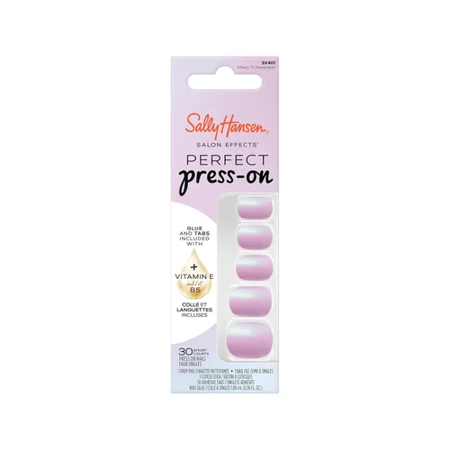 Vista 6 de Sally Hansen Pegamento perfecto para uñas con brocha, fijación de larga duración, cepillo de precisión, fórmula de vitamina E y B5, suave y no daña