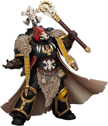 Vista 16 de JOYTOY 1/18 Warhammer 40,000 Figura de acción Black Templars The Emperors Champion Rolantus Collection