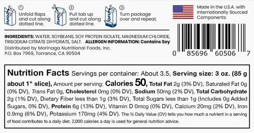 Vista 3 de Mori-Nu Silken Tofu Nigari Firm Suave aterciopelado Bajo en grasa, sin gluten, sin lácteos, vegano, fabricado con soja sin OMG, KSA Kosher Parve